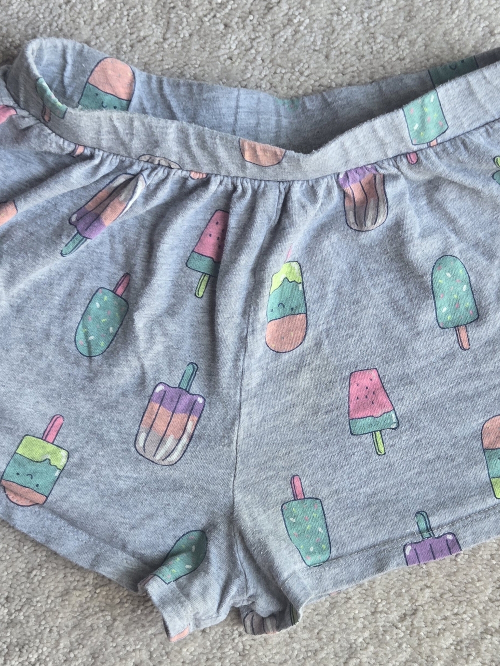 Carter's Gray Popsicle Print Lounge Shorts